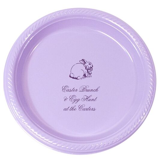 Personalized Easter Plastic Plates